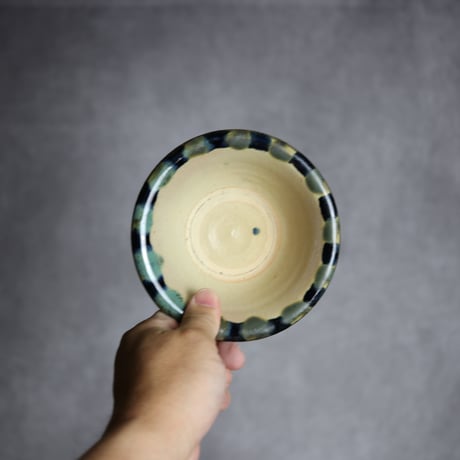 沖縄　やちむん　期間限定　コンポート　高台　宮城陶器　大 沖縄 やちむん 期間限定 コンポート 高台 宮城陶器 大