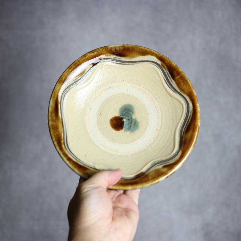 やちむん陶器皿 2枚セット 山田工房さん やちむん陶器皿 2枚セット