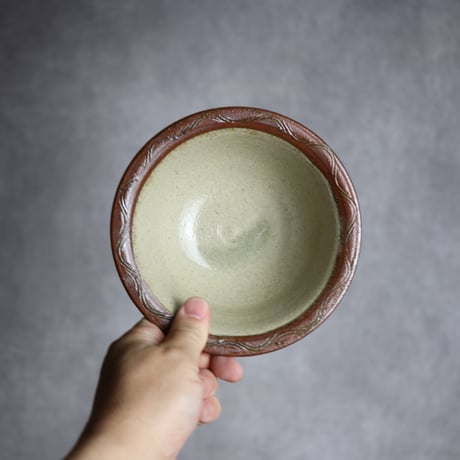 （大幅値下げ）やちむん北窯 宮城正享工房 大鉢約9寸 北窯 宮城正享工房