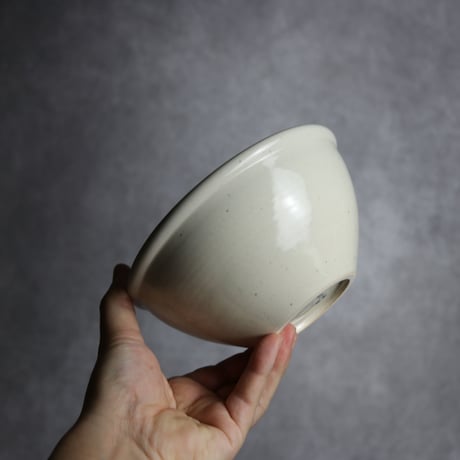 深ボウル 白 M やちむん 陶器 nayan:7202030