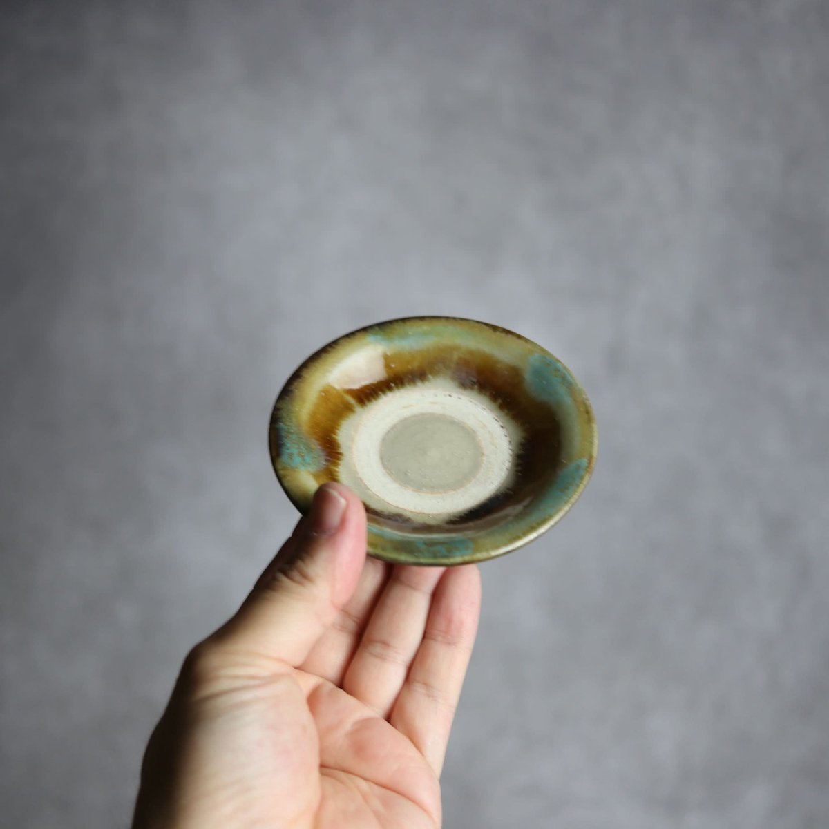 3寸皿S2 三彩 掛釉 やちむん 陶器 北窯 松田米司工房:7003001 | MADE IN