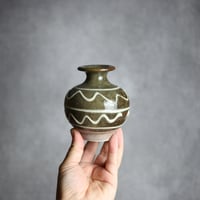 油壺中1 イッチン 波紋 やちむん 陶器 北窯 松田共司工房:7004052