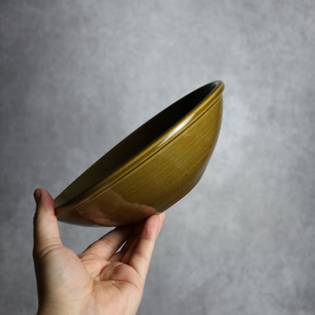 浅ボウル 茶 M やちむん 陶器 nayan:7202019