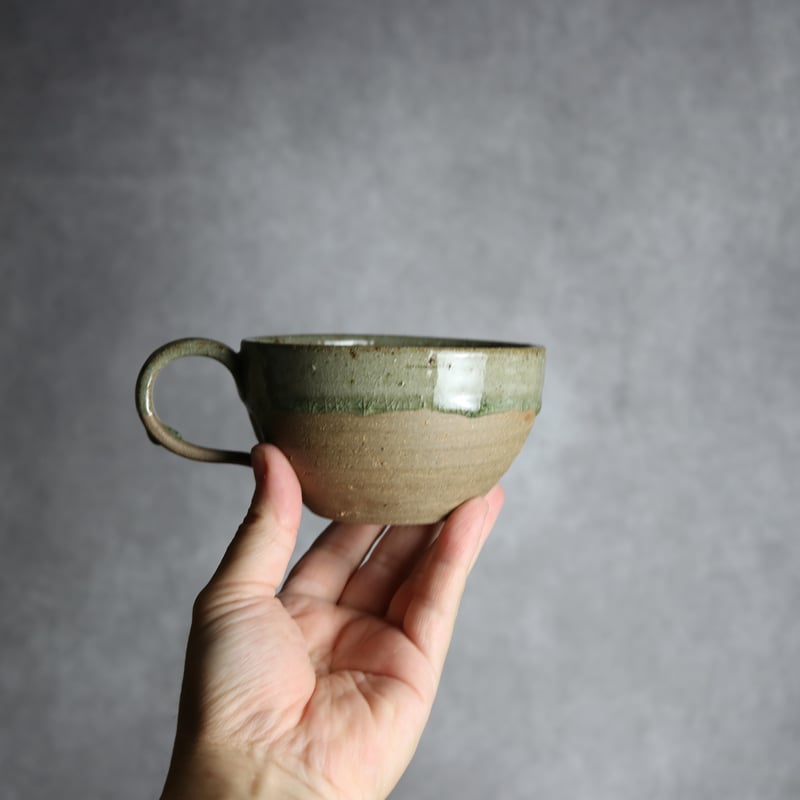 スープカップ1 灰釉 やちむん 陶器 仁陶器工房:7023037 | MADE IN OKIN