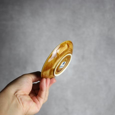 3寸皿 ラグーン やちむん 陶器 atelier qucchane:7026046