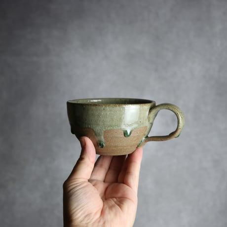 スープカップ1 灰釉 やちむん 陶器 仁陶器工房:7023037