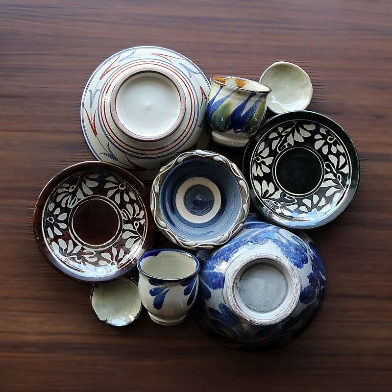 沖縄　やちむん　そばまかい　2セット やちむんそばマカイ2セット ふたりで楽しむ やちむんそばセット34