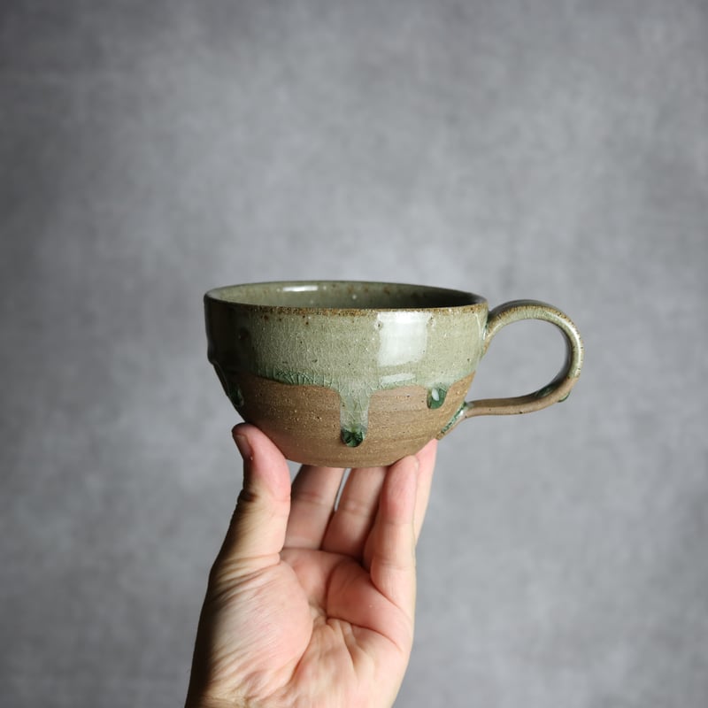 スープカップ1 灰釉 やちむん 陶器 仁陶器工房:7023037 | MADE IN OKIN