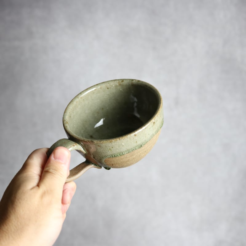 スープカップ1 灰釉 やちむん 陶器 仁陶器工房:7023037 | MADE IN OKIN