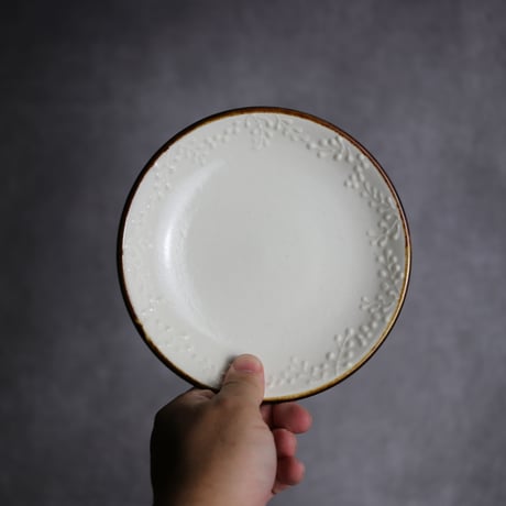 陶器　大皿　作家物　サインあり　直径約37.0cm 陶器 大皿 作家物 サインあり 直径約37.0cm