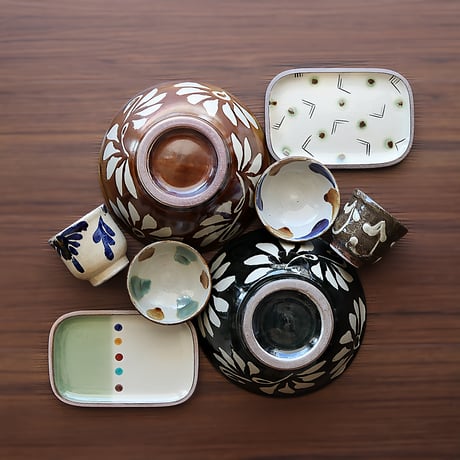 沖縄 やちむん the cozy nook コージーノック お皿 4点セット 沖縄