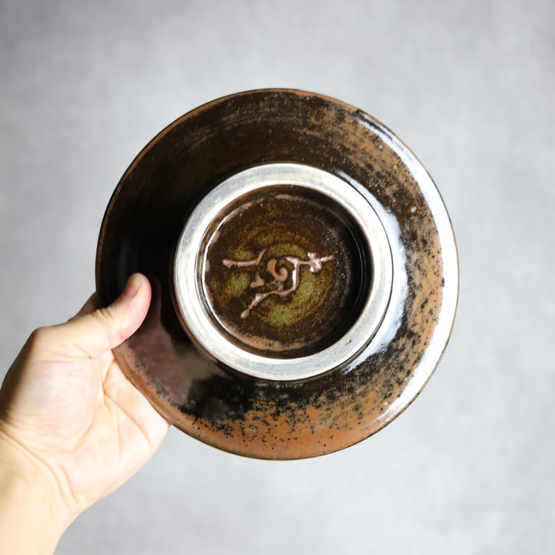 安南焼 魚藻紋盤 46cm 飾り皿 2b73ee99c3480305e8681c5f22d044