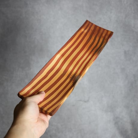 練り込み長皿2 やちむん 陶器 南蛮焼知念窯 :7209005