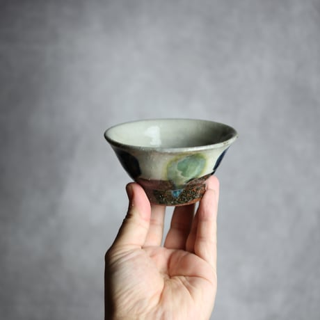 やちむん 4.5寸マカイ【緑】 4.5寸マカイ1 緑釉 指描 やちむん 陶器 いずみ窯 島袋工房| mundasui