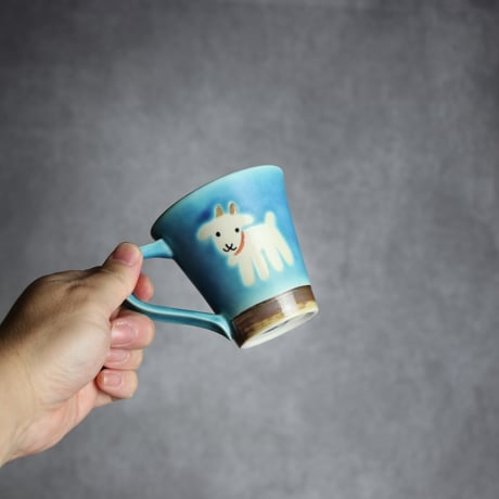 アニマルマグ ヤギ13 やちむん 陶器 アトリエクッチャネ:7026040