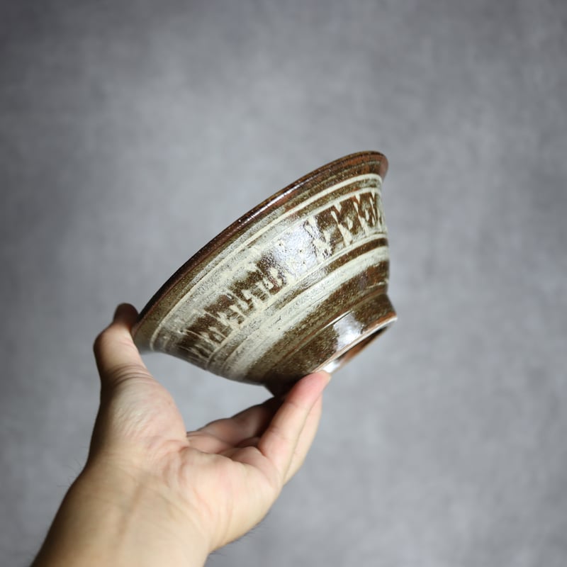 5寸マカイ1 飛鉋 やちむん 陶器 北窯 松田共司工房:7004021 | MADE IN O