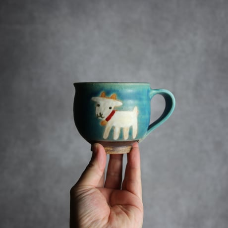 沖縄　やちむん　作家物　アトリエクッチャネ　ヤギ　飯碗　小丼 CATEGORY アトリエクッチャネ | MADE IN OKINAWA｜沖縄最大級のやちむん