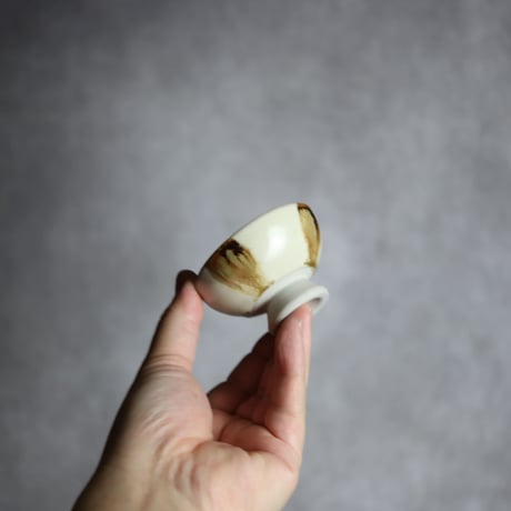 ぐい呑S1 飴釉 点打 やちむん 陶器 拓美窯:7203028