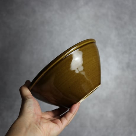 深ボウル 茶 L やちむん 陶器 nayan:7202035