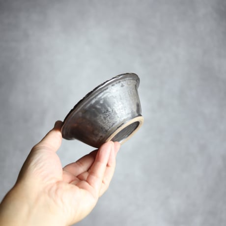 3.5寸ワンブーS1 黒 彫り模様 やちむん 陶器 nagaremo:7008110