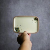 長角皿 小 シャボン やちむん 陶器 一翠窯:7021001