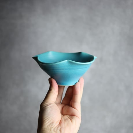 トルコ輪花鉢S2 やちむん 陶器 仁陶器工房:7023047