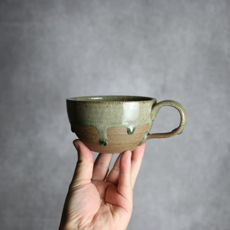 スープカップ1 灰釉 やちむん 陶器 仁陶器工房:7023037 | MADE IN OKIN