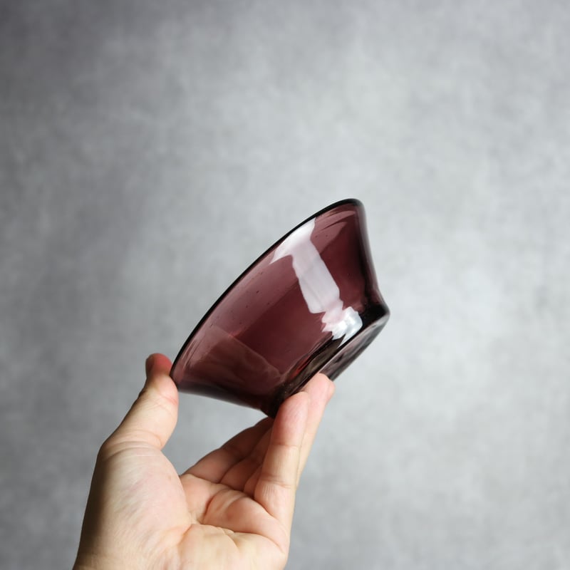 ノーマルボウル 紫 琉球ガラス ガラス工房 清天:7102047 | MADE IN OKIN