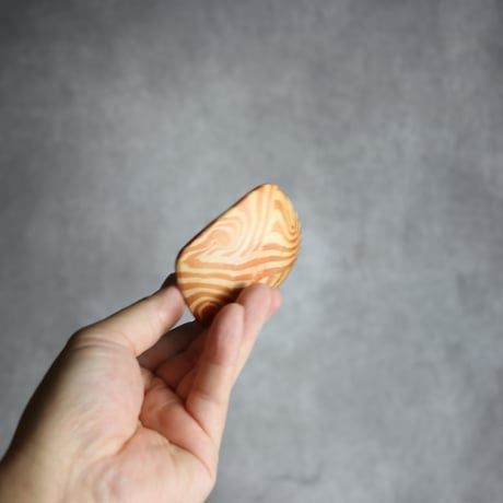 豆皿2 赤 練り込み やちむん 陶器 南蛮焼知念窯 :7209001