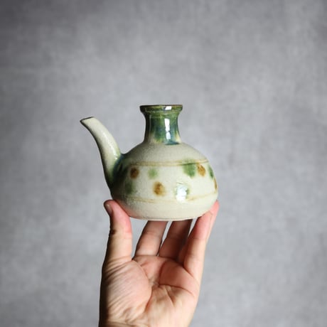 カラカラ1合② 三彩 点打 やちむん 陶器 榮一工房:7013091