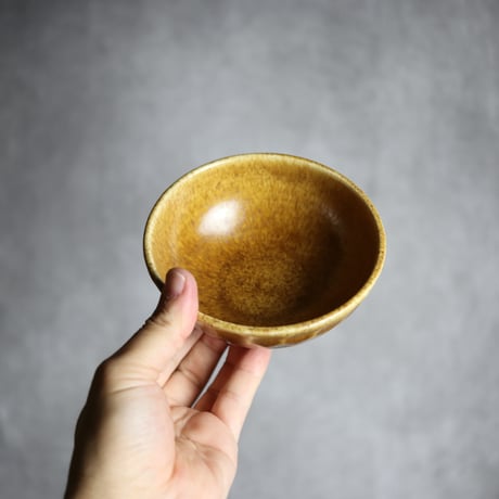 4寸ボウル 亀甲紋 ブラウン1 やちむん 陶器 cerca:7025024