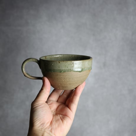 スープカップ1 灰釉 やちむん 陶器 仁陶器工房:7023037