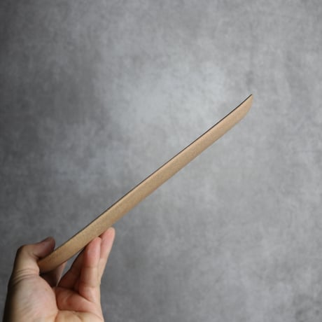 長角皿 長 ヘゴ 黃 やちむん 陶器 一翠窯:7021004