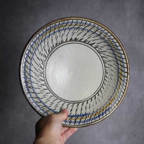 壺屋焼 やちむん 8寸皿 3点セット 壺屋焼 やちむん 8寸皿 3