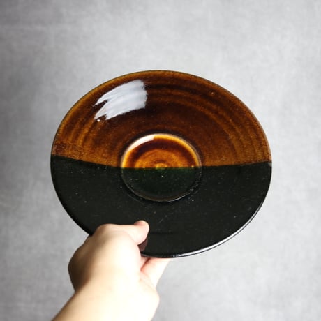 7寸皿2 SUN RISE やちむん 陶器 工房エクレシア:7019017