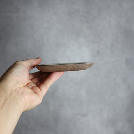 長角皿 小 かみなり やちむん 陶器 一翠窯:7021001
