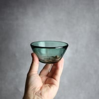 ノーマルボウル小 グリーン 琉球ガラス ガラス工房 清天:7102035