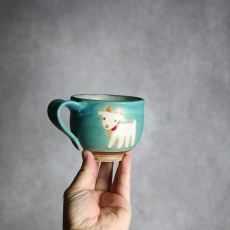 丸マグ ヤギ6 やちむん 陶器 atelier qucchane:7026039