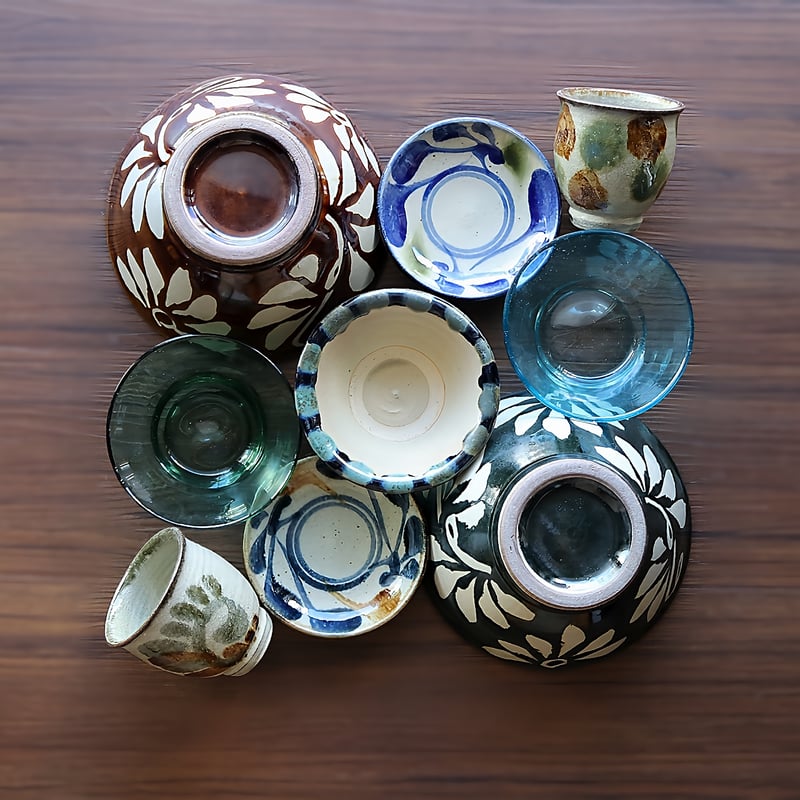 【即決価格】ヤッチとムーン　やちむん　2点セット やちむん ヤッチとムーン 2枚セット