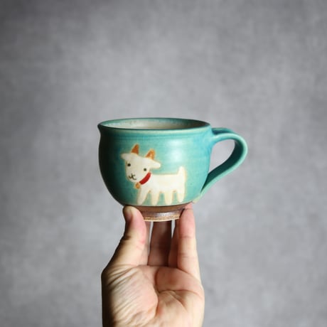 丸マグ ヤギ7 やちむん 陶器 atelier qucchane:7026039