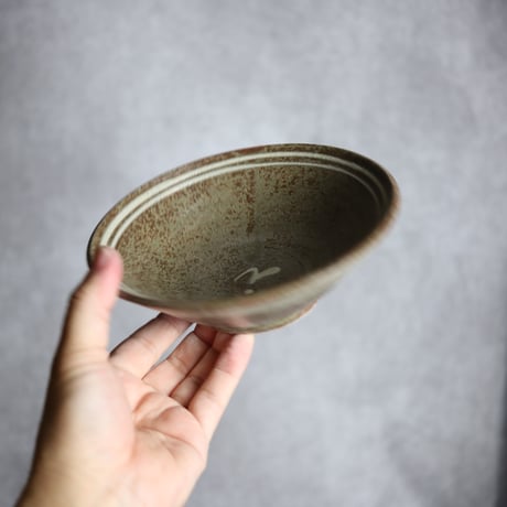 5寸浅鉢1 イッチン 線描 やちむん 陶器 榮一工房:7013067