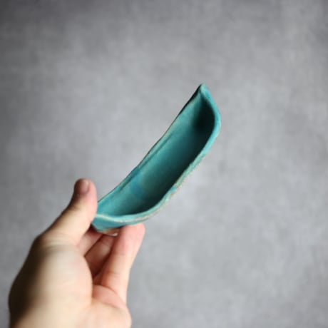 舟形板皿S1 ペルシャ釉 やちむん 陶器 陶と厨子甕 ひ窯:7029044