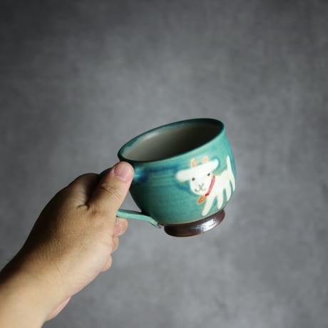 丸マグ ヤギ1 やちむん 陶器 atelier qucchane:7026039