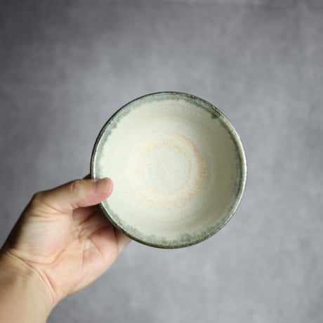 4寸マカイ4 黒呉須釉 唐草 やちむん 陶器 榮一工房:7013034