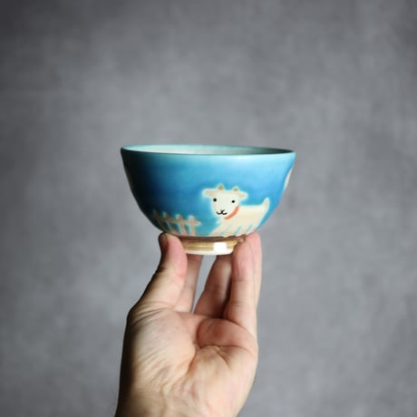 沖縄　やちむん　アトリエクッチャネ　作家　ヤギ　角皿　２枚セット 沖縄 やちむん アトリエクッチャネ 作家 ヤギ 角皿 2枚セット ヤギ