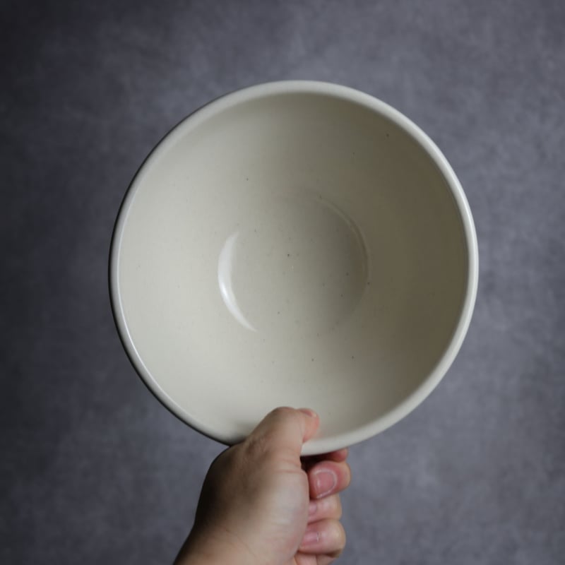 深ボウル 白 L やちむん 陶器 nayan:7202033 | MADE IN OKINAWA