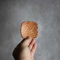 豆皿5 赤 練り込み やちむん 陶器 南蛮焼知念窯 :7209001