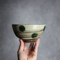 5寸鉢S2 呉須釉 点打 刷毛目 やちむん 陶器 北窯 松田米司工房:7003035