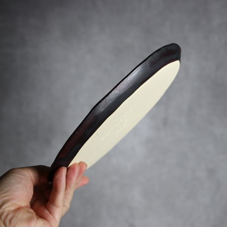 オーバルプレートB グレープフルーツ  やちむん 陶器 atelier qucchane:7026006