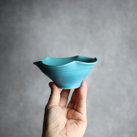 トルコ輪花鉢S2 やちむん 陶器 仁陶器工房:7023047